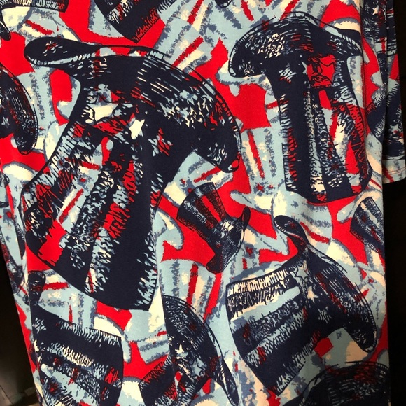S LuLaRoe Americana Irma - Picture 2 of 3